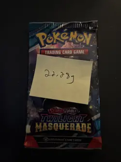 (VERY HEAVY) 22.28g Pokemon TCG Twilight Masquerade Booster Pack (SEALED)✅ - Image 4