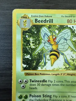 Beedrill 017/102 Base Set Shadowless - Pokemon TCG - Image 2