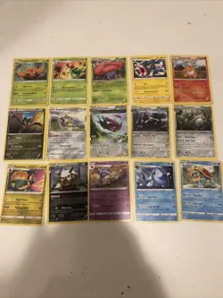 Pokemon TCG Lot of 15 Non Holo Rares from Various Sets Random - Good Condition - Image 1