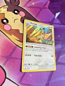 Persian - SM182 [Unbroken Bonds] Pokemon TCG - PreRelease Black Star Promo - VLP - Image 2