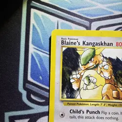 Blaine's Kangaskhan Gym Heroes 36/132 Uncommon 80 HP Regular English Pokemon - Image 2