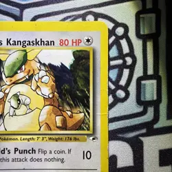 Blaine's Kangaskhan Gym Heroes 36/132 Uncommon 80 HP Regular English Pokemon - Image 3