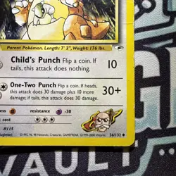 Blaine's Kangaskhan Gym Heroes 36/132 Uncommon 80 HP Regular English Pokemon - Image 4