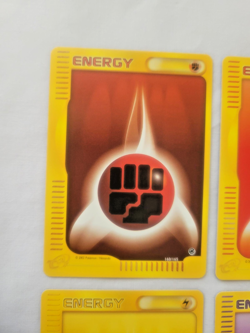 Pokemon e-Reader Energy 6 Lot Water, Fire, Grass, Fight (EX Expedition) #160-165 - Image 2