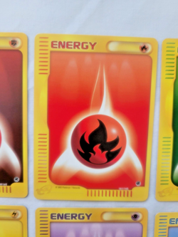 Pokemon e-Reader Energy 6 Lot Water, Fire, Grass, Fight (EX Expedition) #160-165 - Image 4