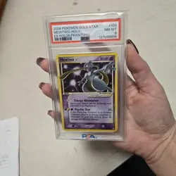 2006 Pokemon Ex Holon Phantoms #103 Mewtwo Gold Star NM-MT PSA 8 - Image 3