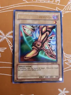 Right Leg of the Forbidden One LOB-120 Ultra Rare Unlimited FOIL SHIFT Yugioh - Image 1