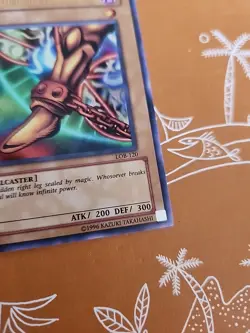 Right Leg of the Forbidden One LOB-120 Ultra Rare Unlimited FOIL SHIFT Yugioh - Image 5