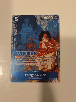 One Piece TCG | Portgas.D.Ace (Winner Pack 2024 Oct-Dec) Promo OP07-053 English - Image 1