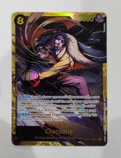One Piece Crocodile Secret Rare Near Mint The Azure Sea’s Seven OP14-120 - Image 1
