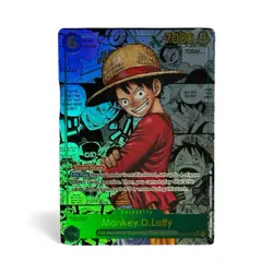 Monkey D Luffy Manga Alt Art Carrying On His Will op13-118 (read description) - Image 1