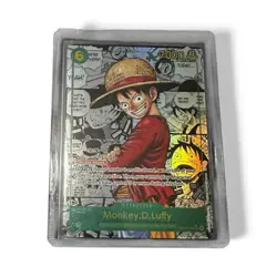 Monkey D Luffy Manga Alt Art Carrying On His Will op13-118 (read description) - Image 4