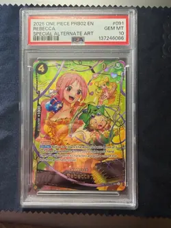 Rebecca SP OP05-091 PRB-02 [Parallel] THE BEST vol.2 One Piece ENGLISH PSA 10 - Image 1
