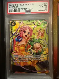 Rebecca SP OP05-091 PRB-02 [Parallel] THE BEST vol.2 One Piece ENGLISH PSA 10 - Image 2