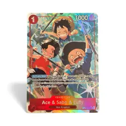 Ace & Sabo & Luffy (OP13-007) SR - Alt Art - One Piece TCG English - Image 1