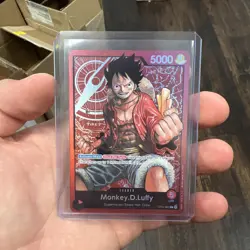 One Piece English Monkey.D.Luffy ST01-001 Leader Foil - Free Shipping - Image 1