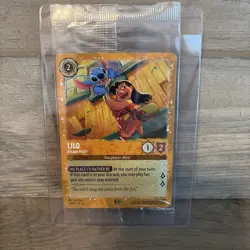 Disney Lorcana Lilo - Escape Artist 25/P2 Sealed Promo Card Holo - Image 1