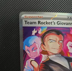 Team Rocket’s Giovanni 238/182 SIR Destined Rivals English Pokemon Card NM/MINT - Image 2