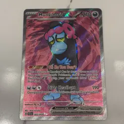 Pokemon TCG Munkidori EX Shrouded Fable Ultra Rare Darkness Card 083/064 NM - Image 1