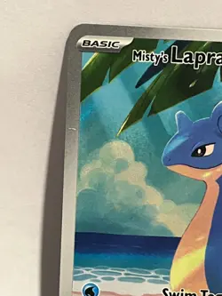 Misty's Lapras 194/182 Sv10: Destined Rivals Holo Pokemon Card (Ink Error) - Image 2
