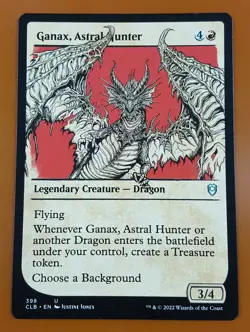 1x Ganax, Astral Hunter | Showcase | Battle for Baldur's Gate | MTG Magic Cards - Image 1