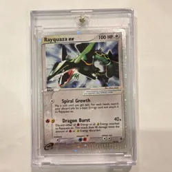 Pokemon Nintendo Rayquaza ex 97/97 EX Dragon Ultra Rare Holo 100 HP English Card - Image 3