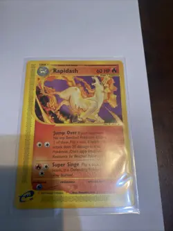 Pokemon Card Black Star Promo Rapidash 51 Pokemon Center NY Stamp E Series WOTC - Image 1