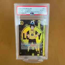 One Piece Dortmund Promo Card Matchday 2025 PSA10 Trading Card Rare - Image 1