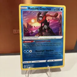 Pokemon TCG Radiant Greninja Astral Radiance Holo Card 046/189 - Image 2
