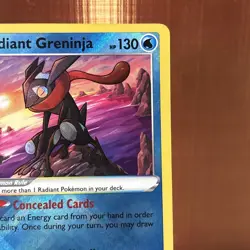 Pokemon TCG Radiant Greninja Astral Radiance Holo Card 046/189 - Image 4