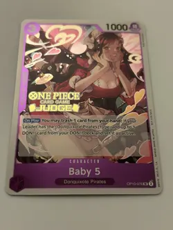 Baby 5 (Judge Pack Vol. 5) OP10-076 One Piece Promotion Cards Foil - Image 1