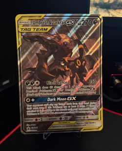Umbreon & Darkrai GX SM241 Jumbo Cards Holo Tag Team Pokemon - Image 1