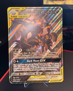 Umbreon & Darkrai GX SM241 Jumbo Cards Holo Tag Team Pokemon - Image 4