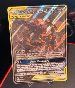 Umbreon & Darkrai GX SM241 Jumbo Cards Holo Tag Team Pokemon - Image 5
