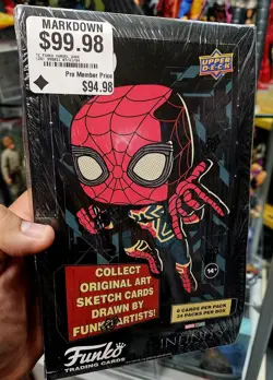 Funko Pop Upper Deck Marvel Infinity Saga Trading Cards Box 24 packs New (Wb) - Image 1