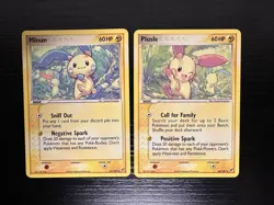 Minun 41/107 And Plusle 44/107 Deoxys Series Common Cards 2005 - Image 1