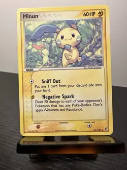 Minun 41/107 And Plusle 44/107 Deoxys Series Common Cards 2005 - Image 3