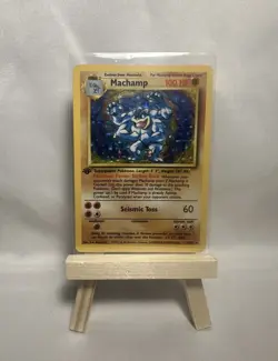 Machamp 8/102 - vintage Base Set 1999 Pokemon tcg Card - Image 1
