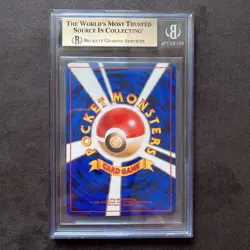 BGS10 Gold Label Pokemon Card Japanese Promo Dragonite Holo Old Back Gameboy JPN - Image 2
