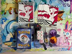 2025 Pokemon White Flare Sleeves, Dice, Markers, Energy Cards and Dividers - Image 1