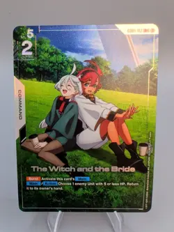 Gundam Card Game Newtype Rising GD01-117 The Witch And The Bride (R+) English - Image 1