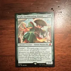 Magic: The Gathering Toph Earthbending Master Legendary Creature Green TLE 0145 - Image 2