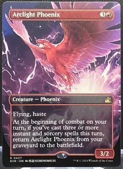 Arclight Phoenix #427 Ravnica Remastered Anime Borderless Regular Rare - Image 1