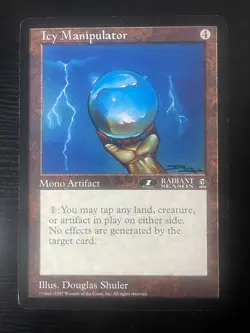 Magic MTG 6x9 Oversized Icy Manipulator Promo Arena - Last One! - Image 1