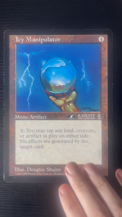 Magic MTG 6x9 Oversized Icy Manipulator Promo Arena - Last One! - Image 2