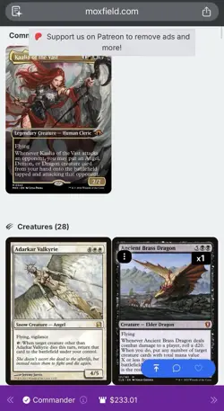 ELITE MTG Commander Deck Kaalia of the Vast EDH Magic the Gathering - Image 1