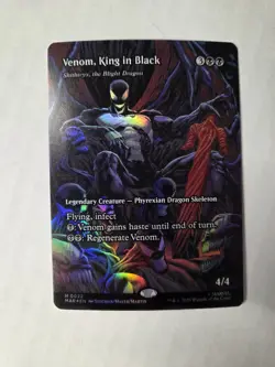 Magic The Gathering: Spider-Man Venom, King In Black - Mythic - Full Art - Foil - Image 1