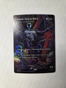 Magic The Gathering: Spider-Man Venom, King In Black - Mythic - Full Art - Foil - Image 3