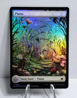 X 1 Bloomburrow NM Plains Full Art Foil 0263 MTG Magic The Gathering - Image 1
