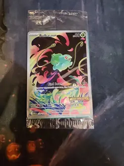 Pokemon Sealed Bulbasaur 133 Stamped Promo Mega Evolution Full Art - Image 1